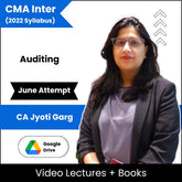 CMA Inter (2022 Syllabus) Auditing Video Lectures by CA Jyoti Garg June Attempt (Download)